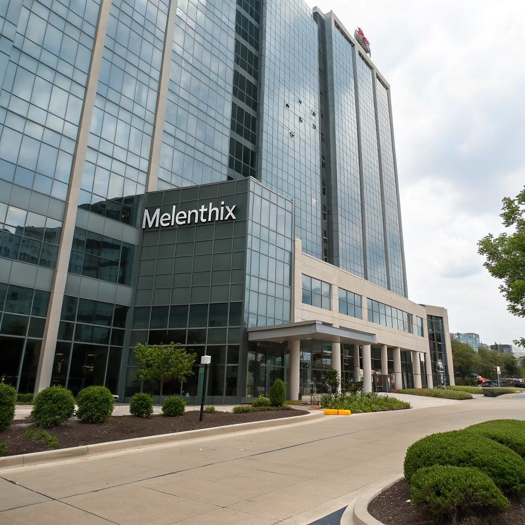 Exterior view of the MELENTHIX office building